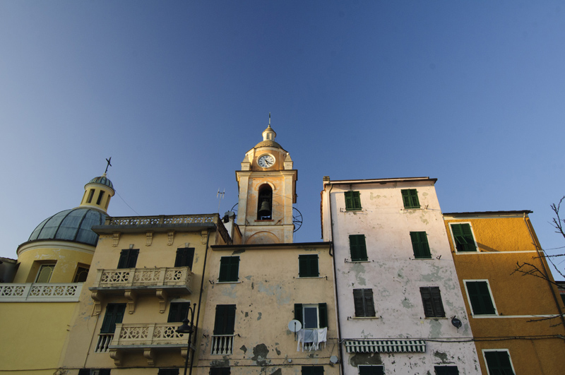 Lerici - San terenzo tramonto e luna a barchetta